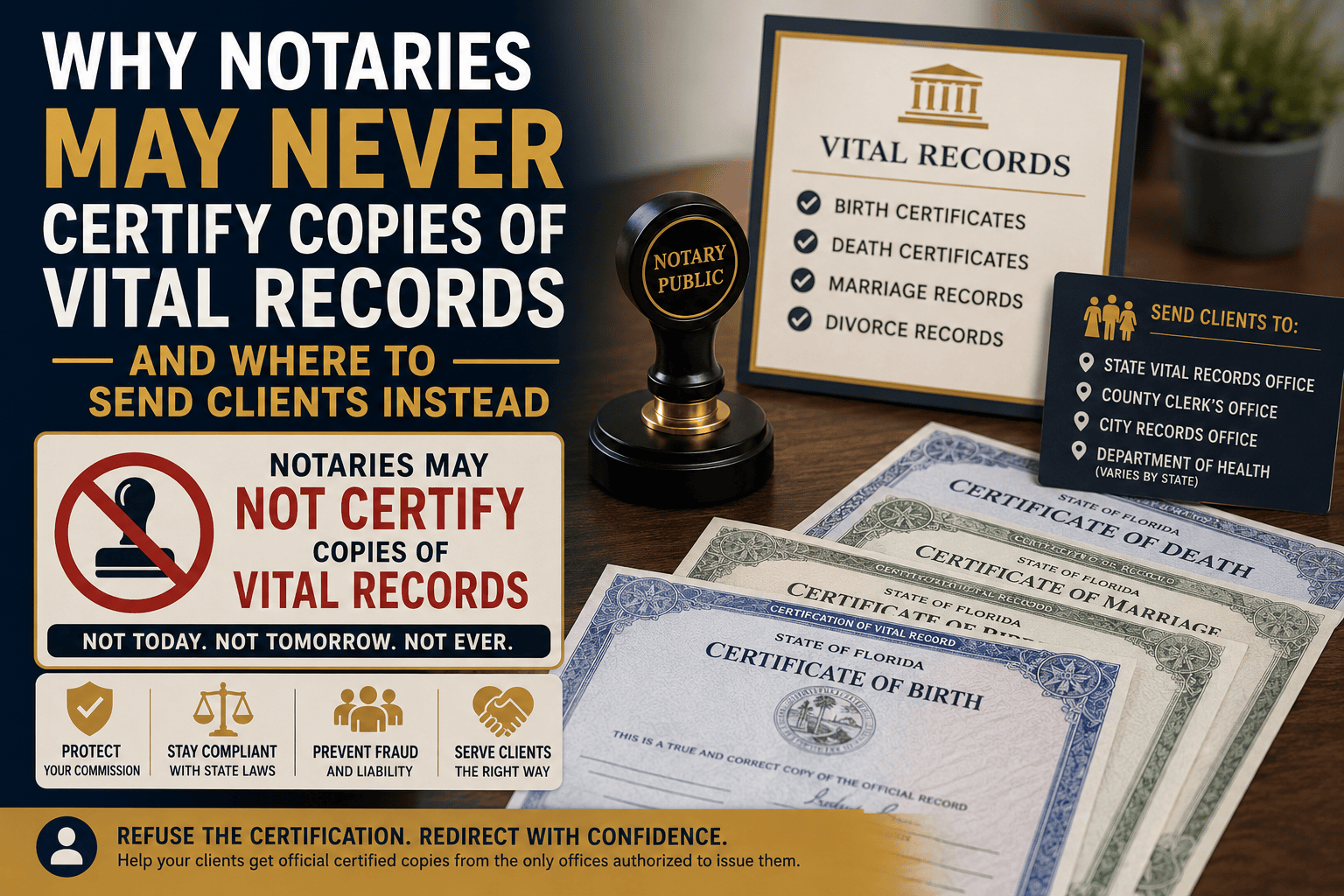Why Notaries Can’t Certify Vital Records | What To Do Instead